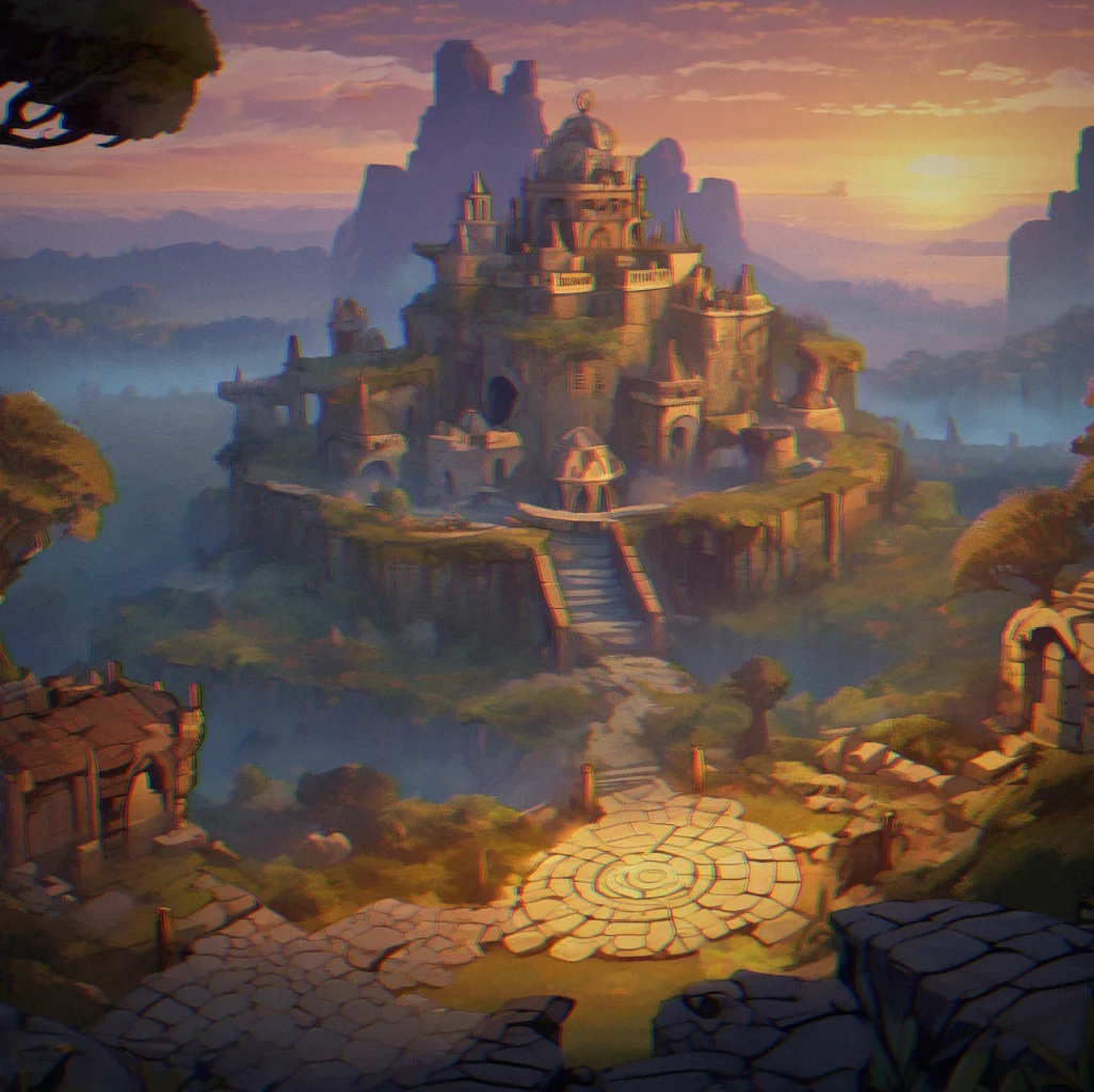 Wide atmospheric view of a complex environment designed for extended exploration and discovery